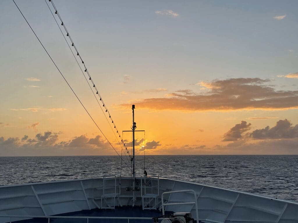 a boat on the water