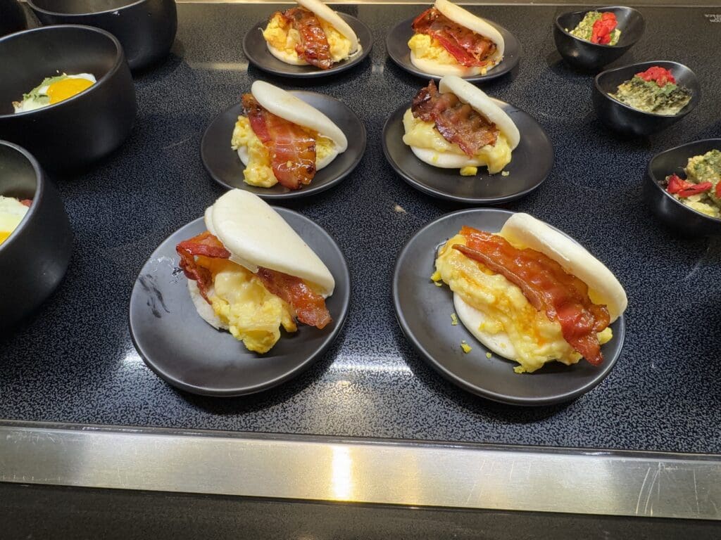 Bao Buns at the Chase Sapphire Lounge by The Club at the San Diego International Airport (SAN)