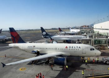Mexico City, Mexico - November 7, 2022: Major airlines resume normal operations after serious interruptions due to the pandemic.