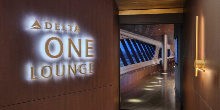 The Delta One Lounge in Boston (Photo courtesy of Delta Air Lines)