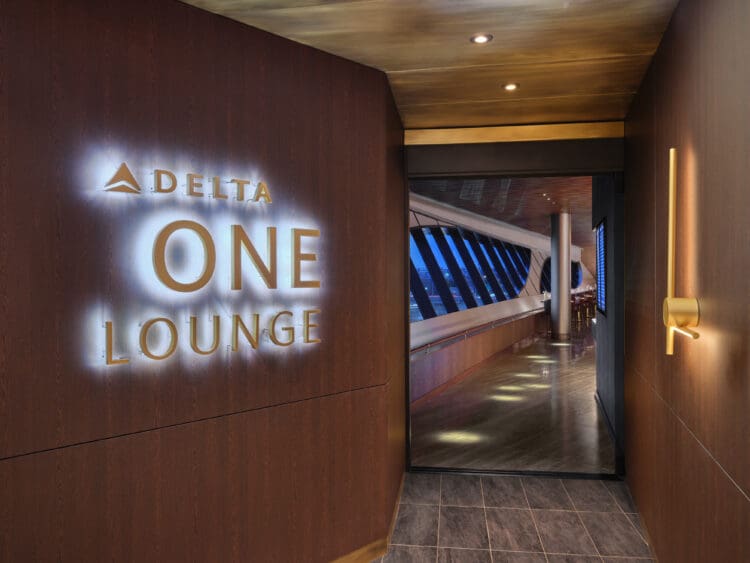 The Delta One Lounge in Boston (Photo courtesy of Delta Air Lines)