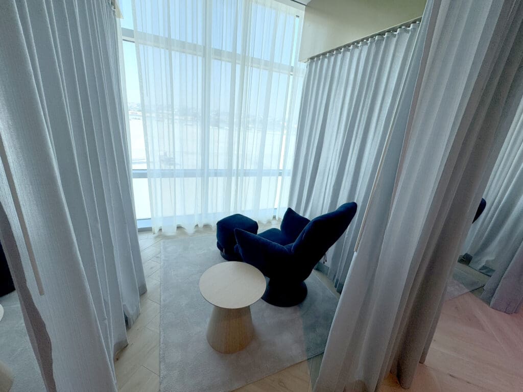 Relax and plane spot while resting inside the wellness area!