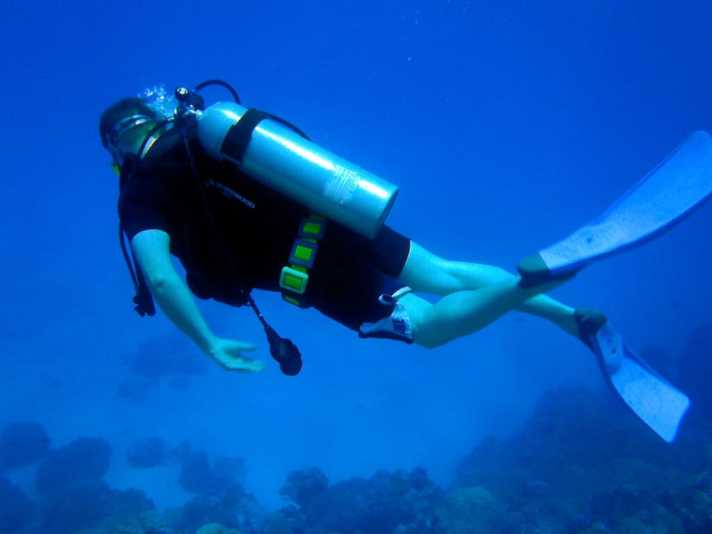 SCUBA diving excursion in the Society Islands during a Paul Gauguin Cruise.