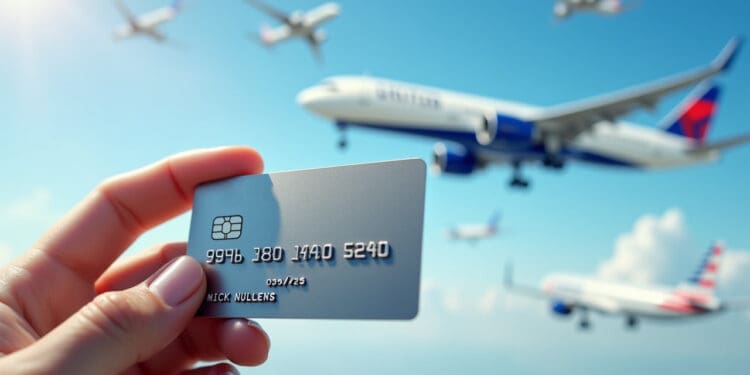 An airline platinum card.