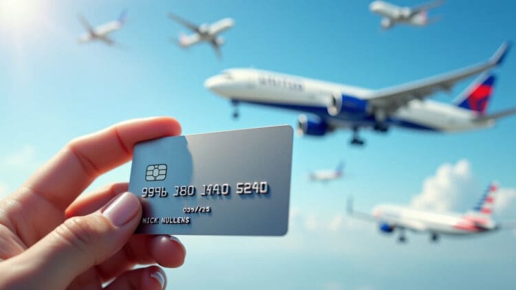 An airline platinum card.