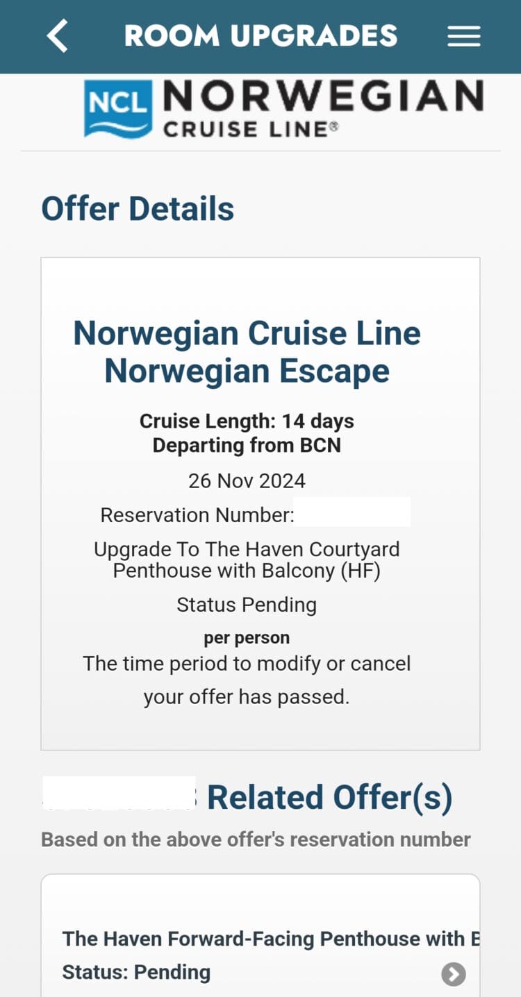 Bidding for Haven and Suite Upgrades With Norwegian Cruise Lines is no Longer Cheap