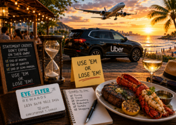 Travel, dining, hotel, and rideshare statement credits expiring at month-end, quarter-end, and semiannual deadlines.