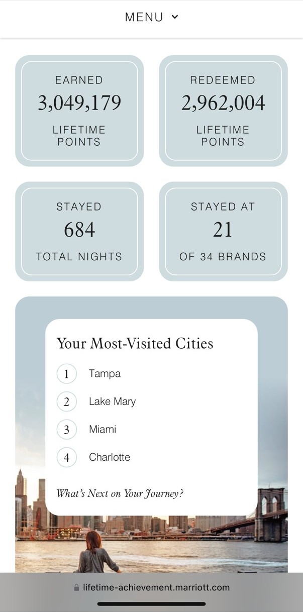 Lifelong Milestone Accomplished – I Now Hold Lifetime Platinum Status