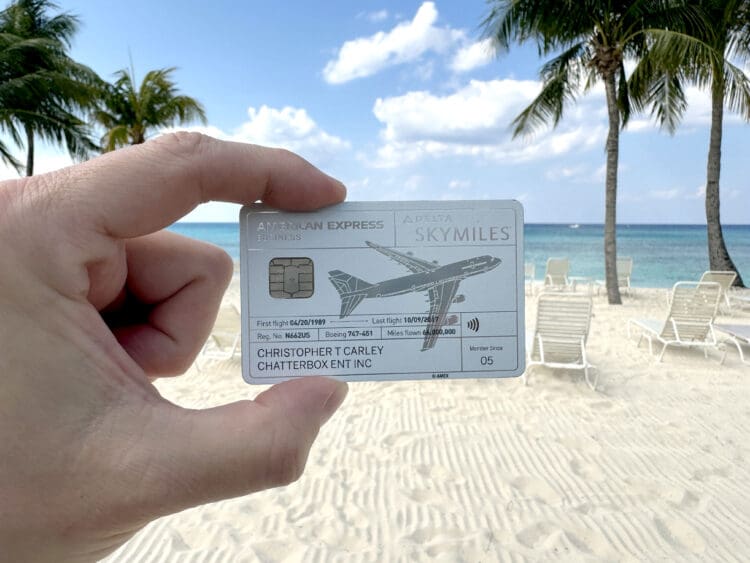 Delta SkyMiles® Reserve Business American Express Card (©Chris Carley for Eye of the Flyer. 747 metal card no longer available.)
