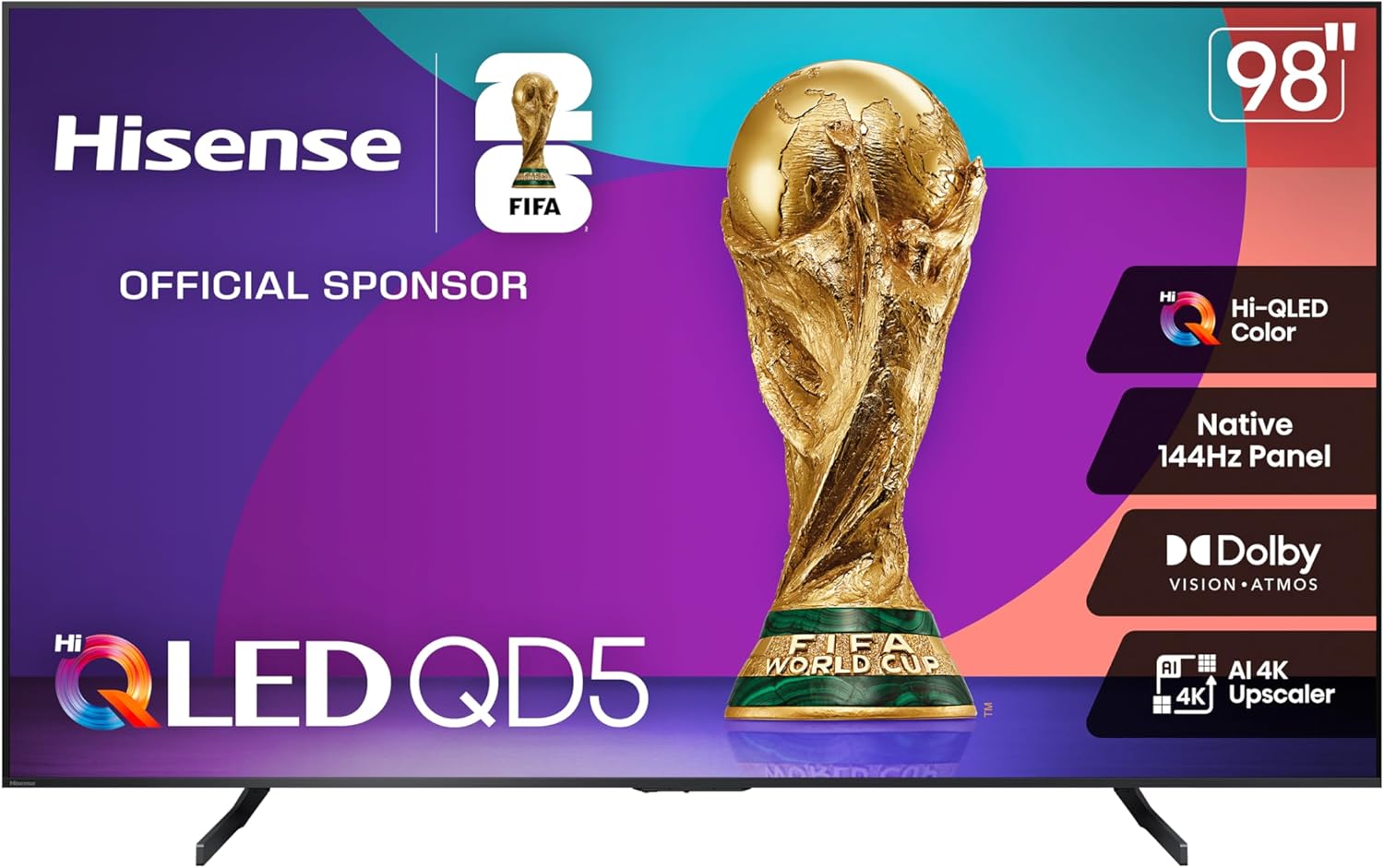 98 inch Hisense TV bought with Delta bump voucher Amazon gift cards