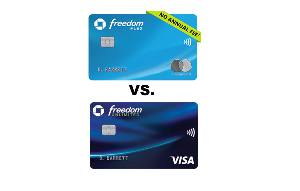 Chase Freedom Flex vs. Chase Freedom Unlimited. Which is 