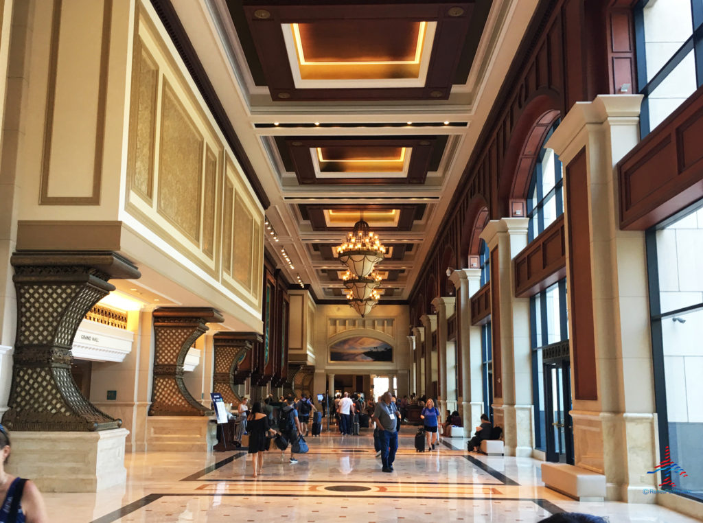 The lobby if the Manchester Grand Hyatt in San Diego, California.