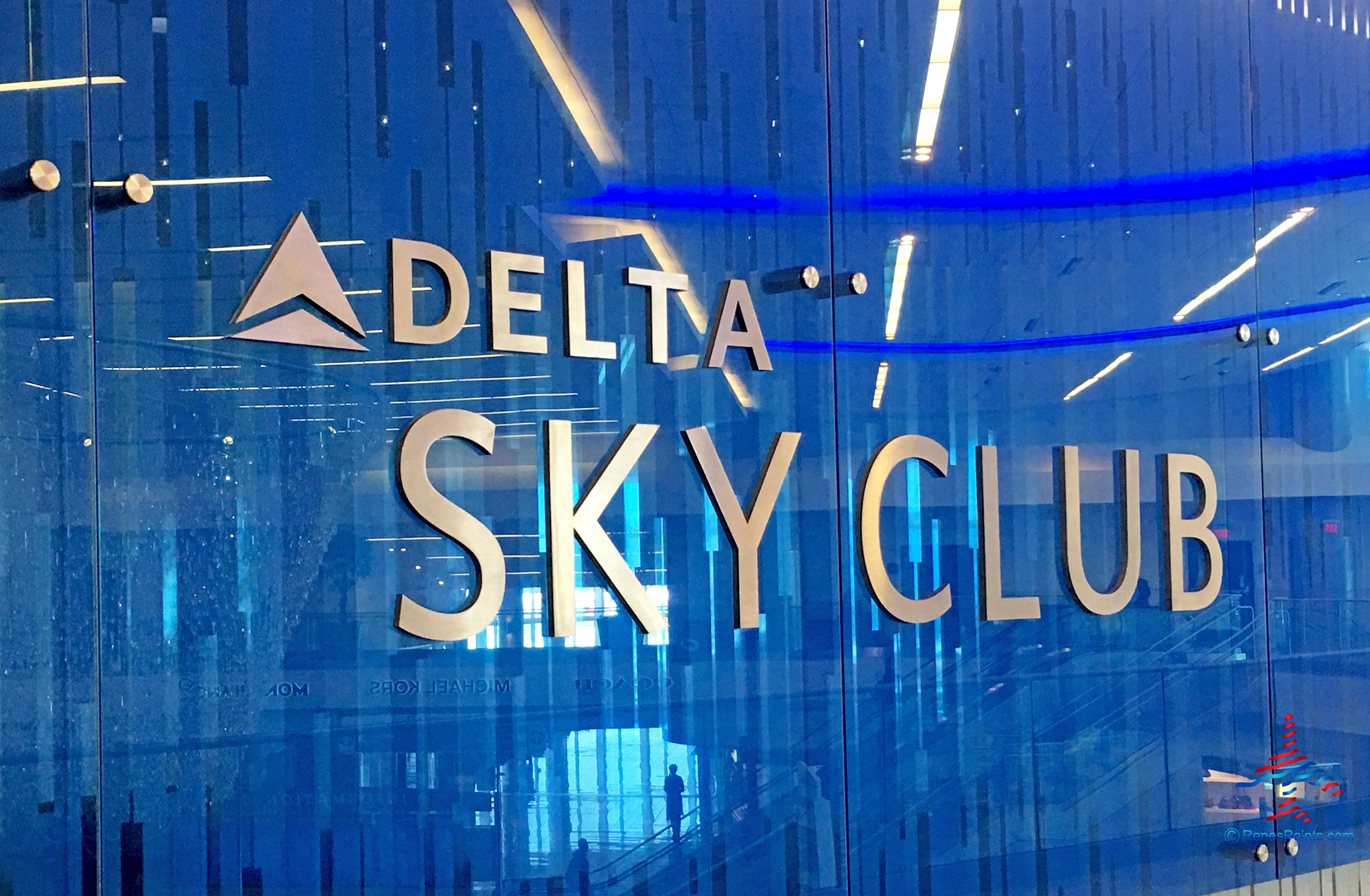 Entrance to the Delta Sky Club at Atlanta (ATL)'s international "F" terminal.