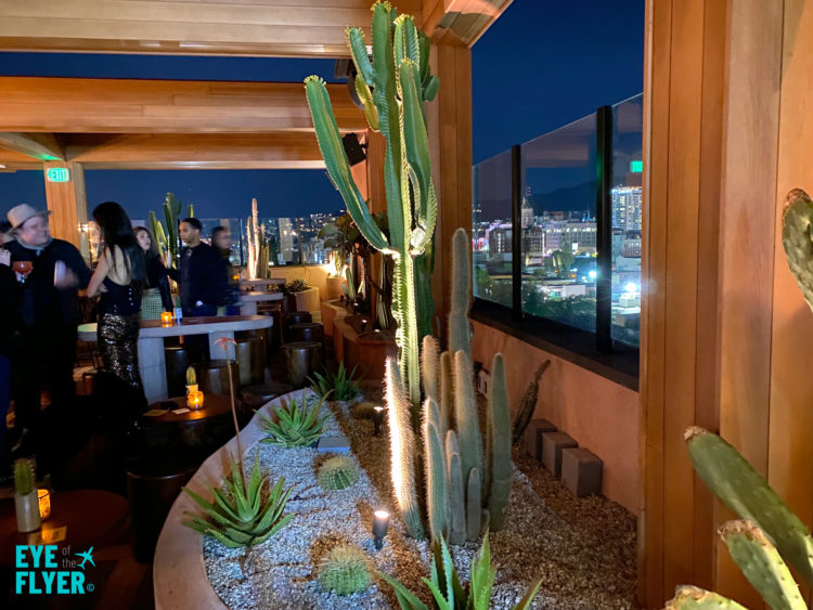 Desert 5 Spot rooftop lounge and bar at tommie Hollywood hotel
