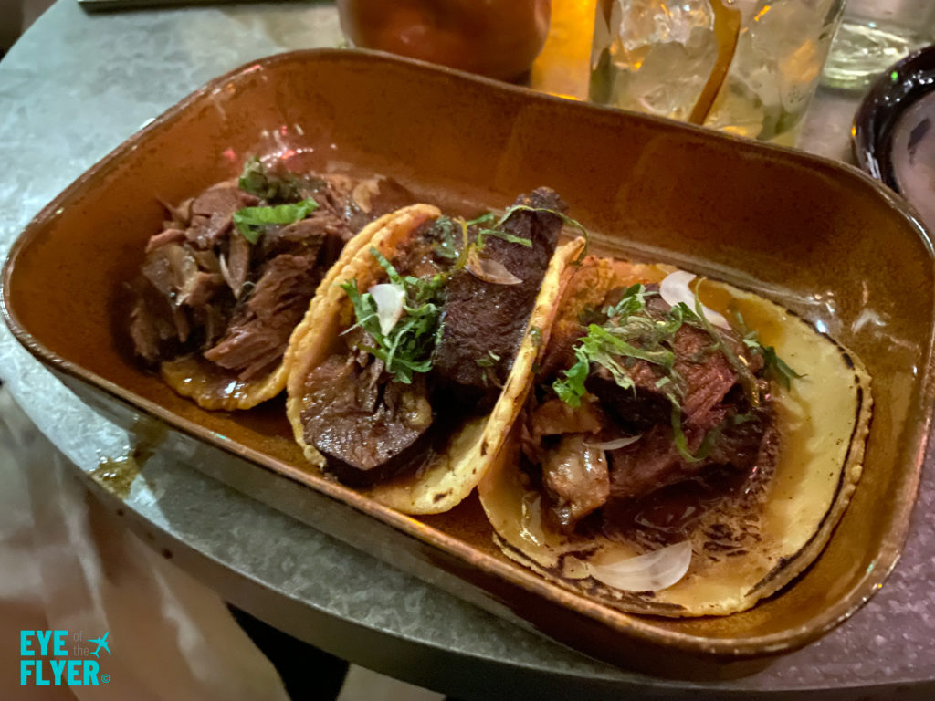 Short rib tacos served at KA'TEEN restaurant at tommie Hollywood hotel