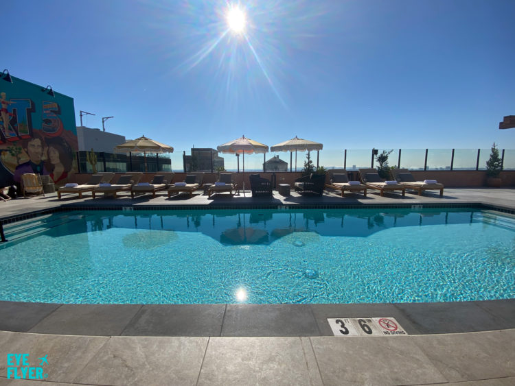 tommie Hollywood rooftop pool