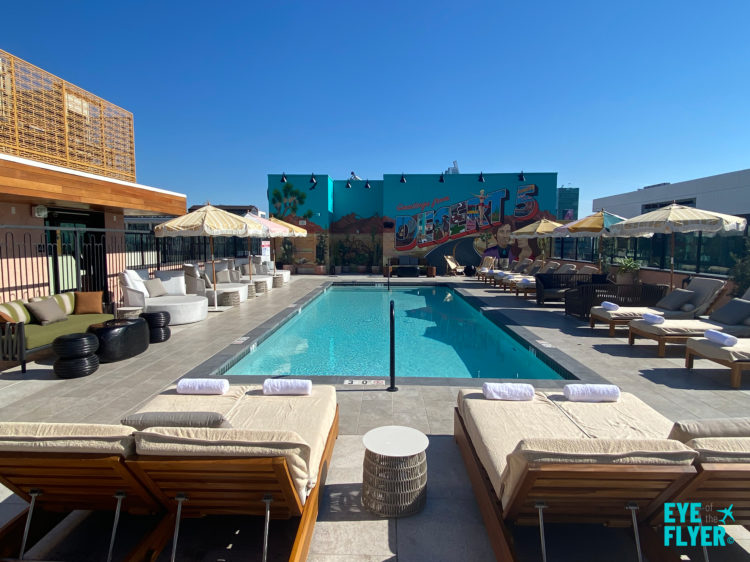 tommie Hollywood rooftop pool